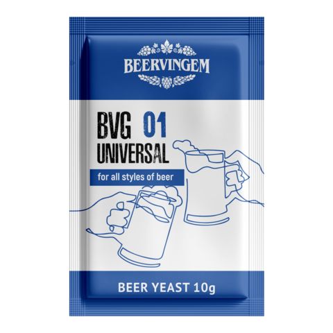 1. Пивные дрожжи Universal BVG-01 (Beervingem), 10 г